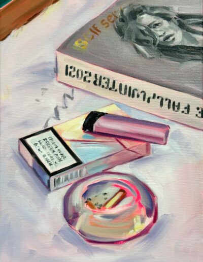 SHE WAS SO GOOD AT BEING AT TROUBLE 30X40CM